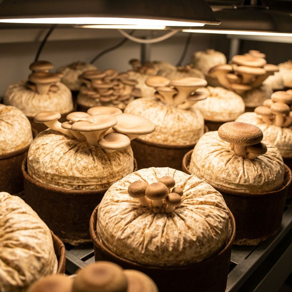 Notre ferme de champignons biologiques